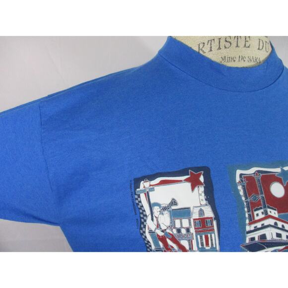 Vintage New Orleans French Quarter Graphic Tshirt Large - Picture 6 of 9